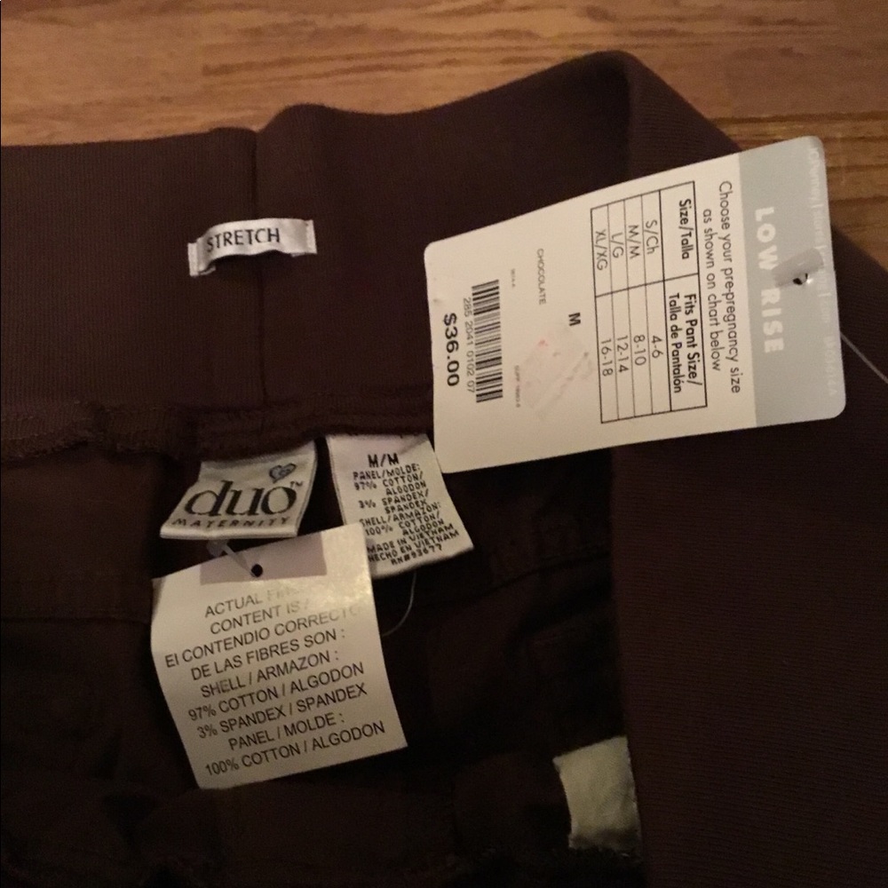 Duo Maternity Medium (8-10) Low Rise - Picture 4 of 5